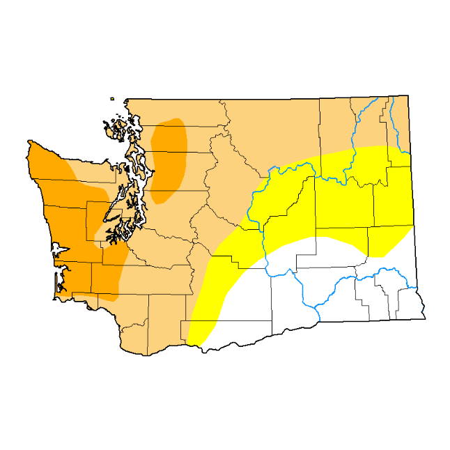 U.S. Drought Monitor map